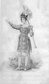Graddon, Miss (Rollenbild als Graf Rudolph in Silvana, datiert 1. März 1830)